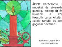 Karácsonyi üdvözlet hír borítója